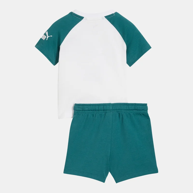 بوما Kids' Super PUMA T-Shirt And Shorts Set